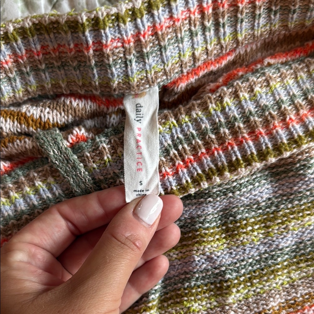 Anthropologie Multicolor Striped Knit Set - Picture 2 of 3